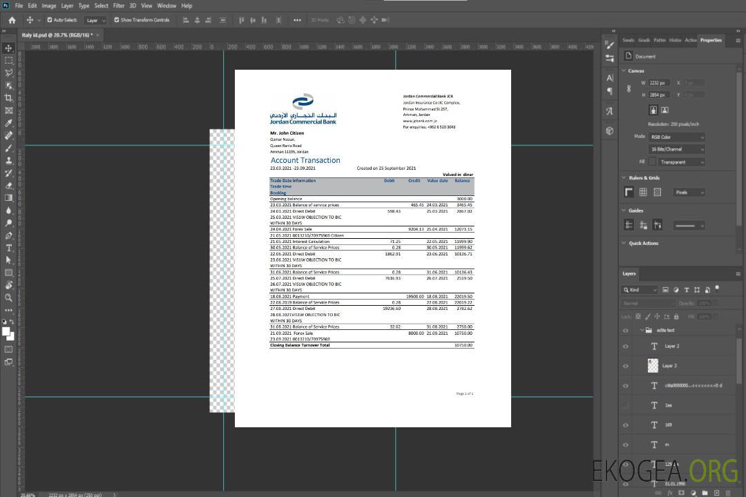 Modèle de relevé bancaire JCB de Jordan Commercial Bank JCB facile à remplir au format de fichier .xls et .pdf template Modèle de relevé bancaire JCB de Jordan Commercial Bank JCB facile à remplir au format de fichier .xls et .pdf template